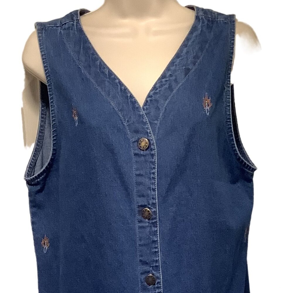 EUC Speed Limit Sleeveless Denim Dress Size: Small